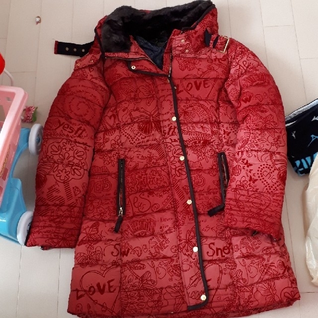 DESIGUAL(デシグアル)の赤色ジャンパー レディースのジャケット/アウター(その他)の商品写真