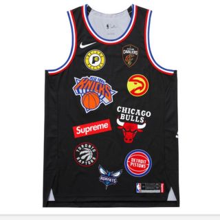 シュプリーム(Supreme)の最安値supreme NBA タンクトップ 黒 Mサイズ(タンクトップ)