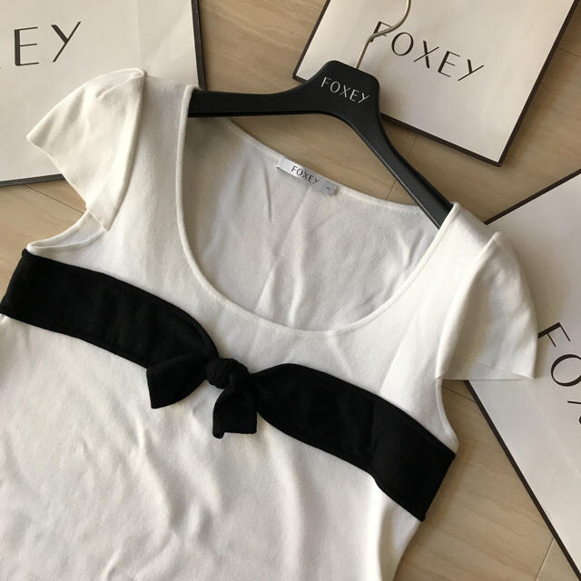 FOXEY(フォクシー)の♡美品♡フォクシー リボンワンピース レディースのワンピース(ミニワンピース)の商品写真