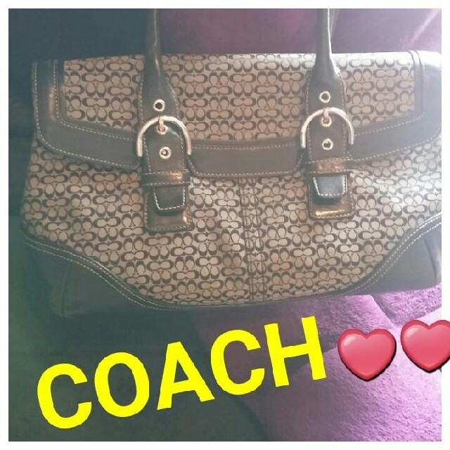 ✨スペシャル赤字大特価中っ????❣️超美品✨【正規】COACH❤シグネチャーバッグ