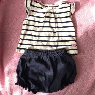 プチバトー(PETIT BATEAU)のPETIT BATEAU セット(Ｔシャツ)