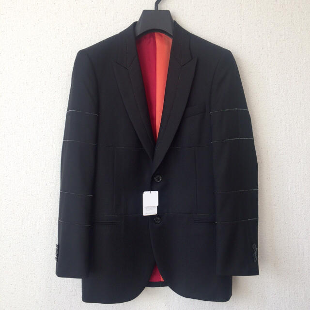 Paul Smith(ポールスミス)の新品 未使用 Paul Smith テーラードジャケット 黒 サイズ S メンズのジャケット/アウター(テーラードジャケット)の商品写真