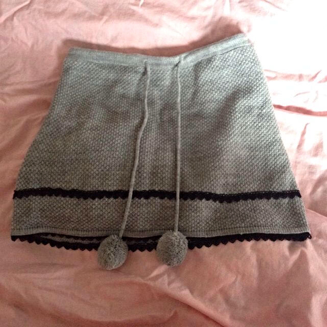 R・F(アールエフ)のR・F♡ニットスカート♡グレー レディースのスカート(ミニスカート)の商品写真