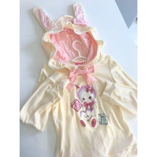 アンジェリックプリティー(Angelic Pretty)のAngelic Prettyアンジェリックプリティ　うさちゃんパーカー(パーカー)