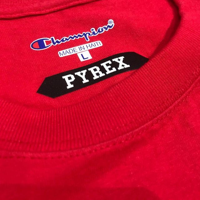 新品L Pyrex Vision Basic Tシャツ off white