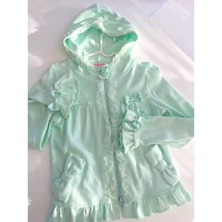 アンジェリックプリティー(Angelic Pretty)のAngelic Prettyアンジェリックプリティ　おりぼん　ミントパーカー(パーカー)