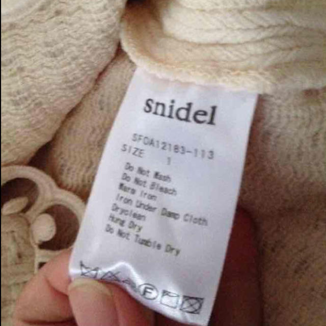 SNIDEL(スナイデル)の美品♡スカラップワンピース レディースのワンピース(ミニワンピース)の商品写真