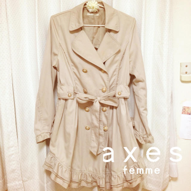 axes femme(アクシーズファム)のaxes トレンチコート レディースのジャケット/アウター(トレンチコート)の商品写真