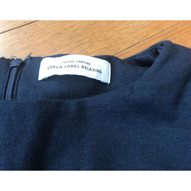 UNITED ARROWS green label relaxing(ユナイテッドアローズグリーンレーベルリラクシング)のgreen rabel relaxing ネイビーワンピース レディースのワンピース(ひざ丈ワンピース)の商品写真