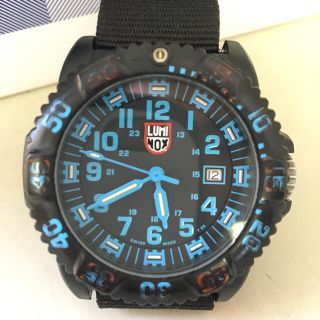 ルミノックス(Luminox)の☆大幅値下げ☆ルミノックス  ネイビーシールズ  カラーマーク   ブルー(腕時計(アナログ))