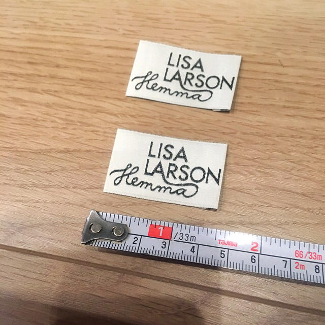 Lisa Larson(リサラーソン)のリサラーソン タグ  5個セット ハンドメイドの素材/材料(各種パーツ)の商品写真