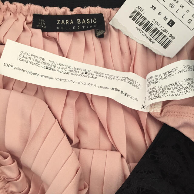 ZARA(ザラ)のZARA♡新品L♡デザインプリーツスカート レディースのスカート(ひざ丈スカート)の商品写真