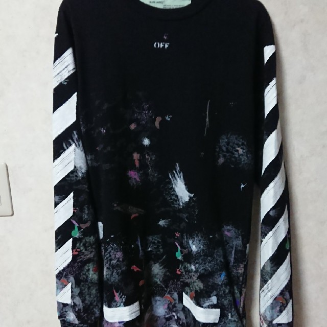 off-white galaxy brushed tee