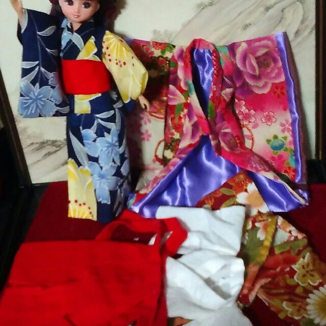 リカちゃん着物お得セット ハンドメイドのぬいぐるみ/人形(その他)の商品写真