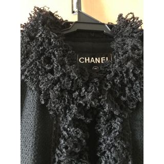 シャネル(CHANEL)のクロエ様専用　シャネル  ニットスーツ(ノーカラージャケット)