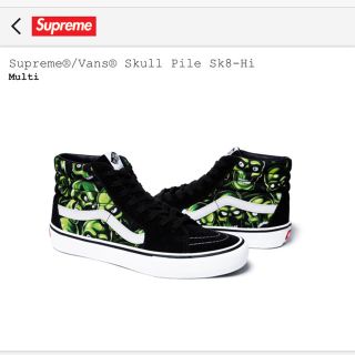 シュプリーム(Supreme)のsupreme  vans サイズ9.5(スニーカー)