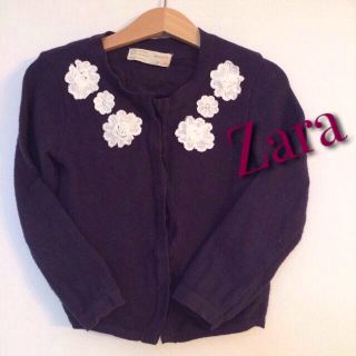 ザラキッズ(ZARA KIDS)のzara kids フラワーカーデ(その他)