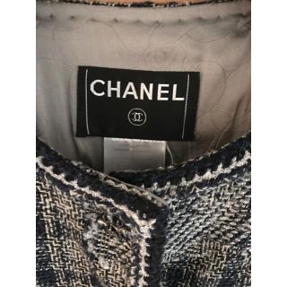 シャネル(CHANEL)のCHANEL カメリア 08 ノーカラージャケット #42(ノーカラージャケット)