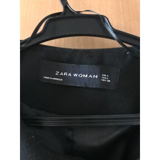 ザラ(ZARA)のzara ラッフル袖 コート(その他)