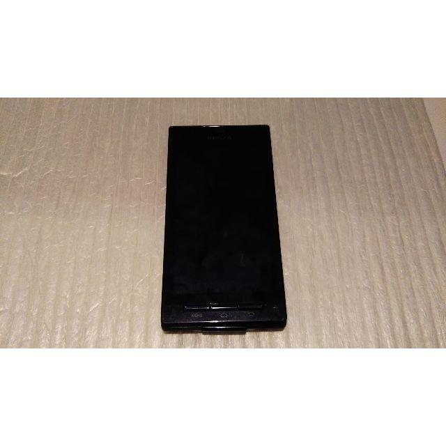 富士通(フジツウ)の中古　RegzaPhone　IS04ブラック スマホ/家電/カメラのスマートフォン/携帯電話(スマートフォン本体)の商品写真