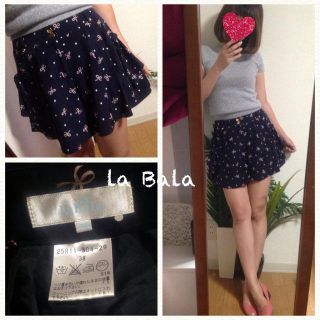 ラバーラ(la Bala)の送込✨laBalaリボン柄ショートパンツ(ショートパンツ)