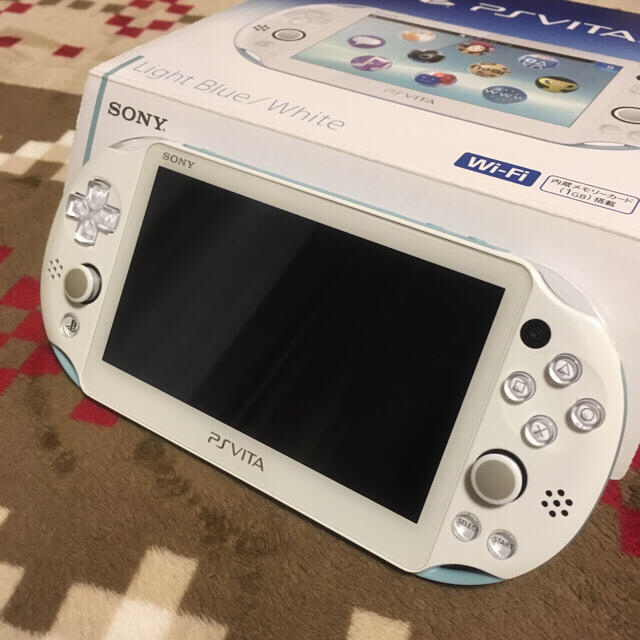 美品☆送料無料☆ライトブルー☆psvita☆wifiモデル☆PCH-2000