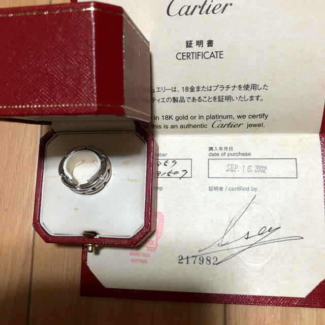 流行 Cartier パンテールリング カルティエ - リング(指輪)