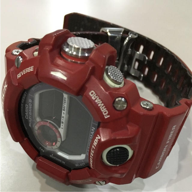 G-SHOCK(ジーショック)のvinovino様専用 限定 RANGEMAN メンインレスキューレッド メンズの時計(腕時計(デジタル))の商品写真