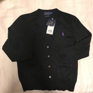 ポロラルフローレン(POLO RALPH LAUREN)のカーディガン 黒 ラルフローレン 新品(カーディガン)