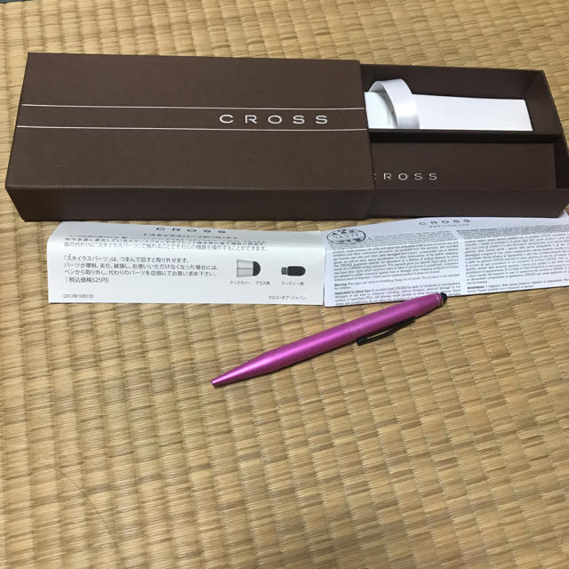 CROSS(クロス)の値下げしました 新品 クロスペン インテリア/住まい/日用品の文房具(ペン/マーカー)の商品写真