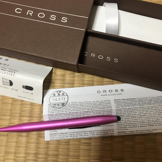 CROSS(クロス)の値下げしました 新品 クロスペン インテリア/住まい/日用品の文房具(ペン/マーカー)の商品写真