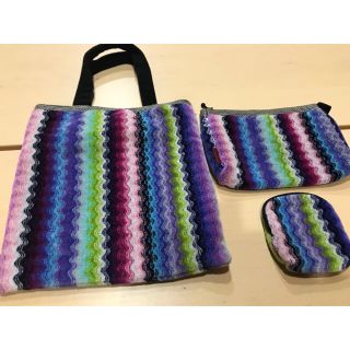 ミッソーニ(MISSONI)のMISSONI   手提げ鞄  ポーチ  小銭入れ(ポーチ)