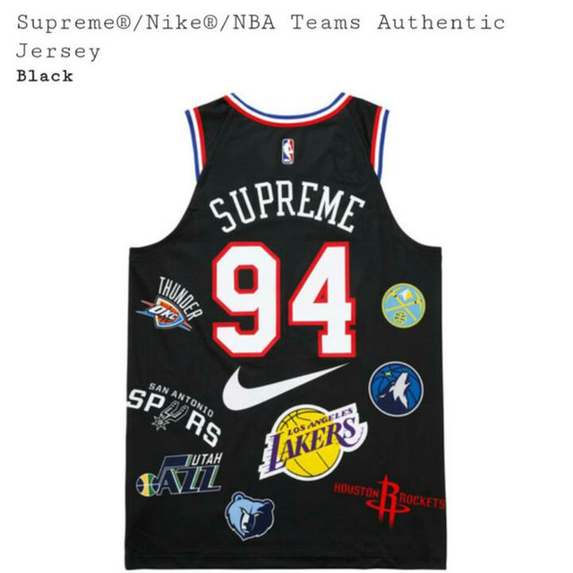 Supreme(シュプリーム)の送料込みsizeM supreme NIKE NBA teams JERSEY メンズのトップス(ジャージ)の商品写真