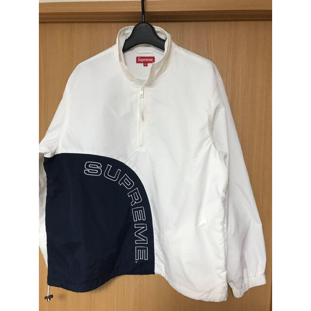 サイズ M Corner Arc Half Zip Pullover白SIZE