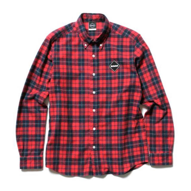 F.C.R.B.(エフシーアールビー)のFCRB BRISTOL 37 STAR FLANNEL SHIRTS M 赤 メンズのトップス(シャツ)の商品写真