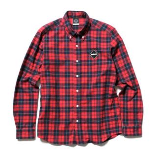 エフシーアールビー(F.C.R.B.)のFCRB BRISTOL 37 STAR FLANNEL SHIRTS M 赤(シャツ)