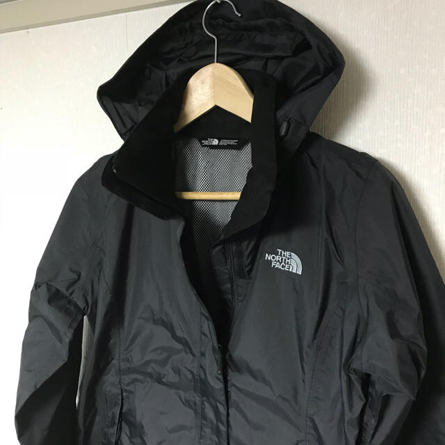 ★海外限定 ノースフェイスマウンテンパーカー黒S★ウインドブレーカー★防水