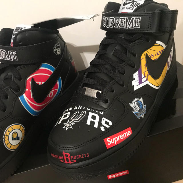 Supreme Nike NBA Air Froce1 MiD 国内正規US10