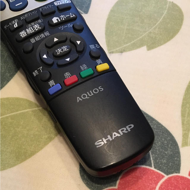 SHARP(シャープ)のSHARP  リモコン スマホ/家電/カメラのテレビ/映像機器(テレビ)の商品写真