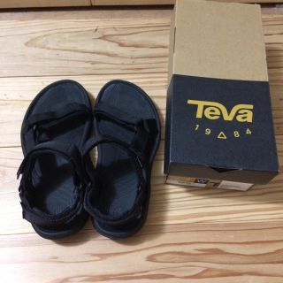 ユナイテッドアローズ(UNITED ARROWS)のteva ハリケーン XLT ブラック 7サイズ 美品 ユナイテッドアローズ購入(サンダル)