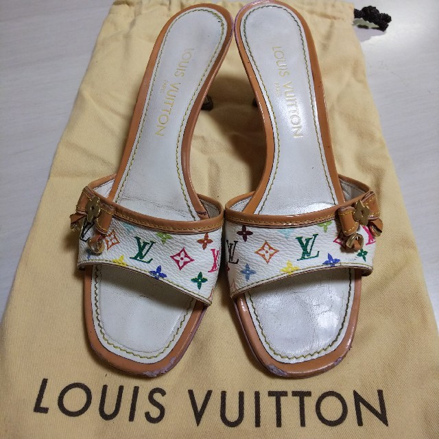 LOUIS VUITTON(ルイヴィトン)のLOUIS VUITTON マルチカラー ミュール レディースの靴/シューズ(ミュール)の商品写真