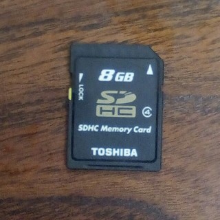 トウシバ(東芝)のSDカード8GB      TOSHIBA値下げしました(PC周辺機器)
