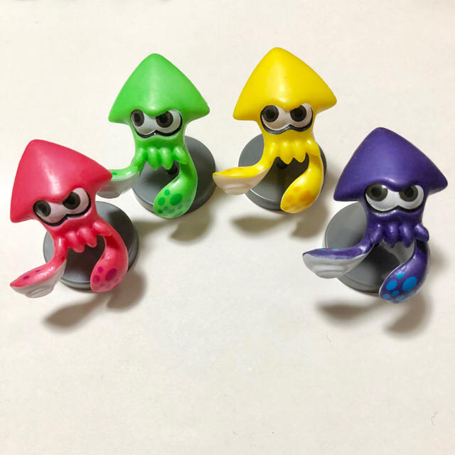 任天堂(ニンテンドウ)のスプラトゥーン2 チョコエッグ(イカ4種類) エンタメ/ホビーのフィギュア(ゲームキャラクター)の商品写真