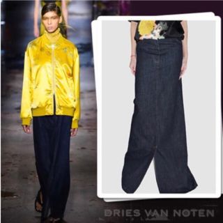 ドリスヴァンノッテン(DRIES VAN NOTEN)のDRIES VAN NOTEN ドリスヴァンノッテン 2017SSデニムスカート(ロングスカート)