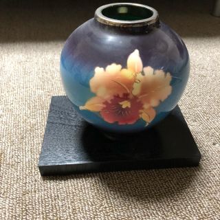 新品！富士七宝の花瓶 陶器(花瓶)