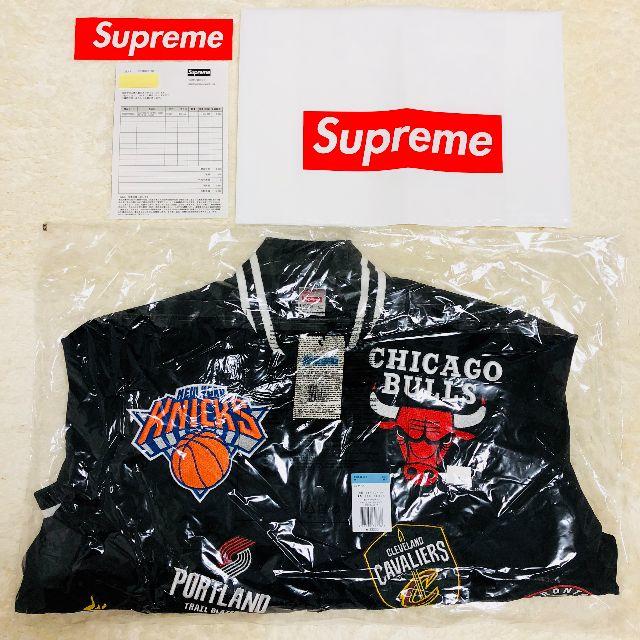 Supreme - 送料込 M Supreme NBA NIKE Jacket Black 黒 新品
