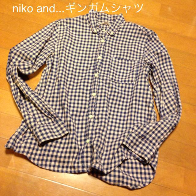 niko and...(ニコアンド)のniko and...ギンガム長袖シャツ レディースのトップス(シャツ/ブラウス(長袖/七分))の商品写真