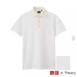 ユニクロ(UNIQLO)のユニクロ UNIQLO×Theory クレリックポロシャツ ホワイト 白 XS(ポロシャツ)