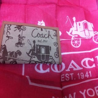 コーチ(COACH)のコーチ  手帳ケース＆ハンカチ(その他)