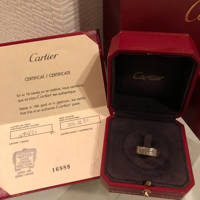 Cartier(カルティエ)のにあ様専用#.カルティエ#ラブリング#50#10号 レディースのアクセサリー(リング(指輪))の商品写真